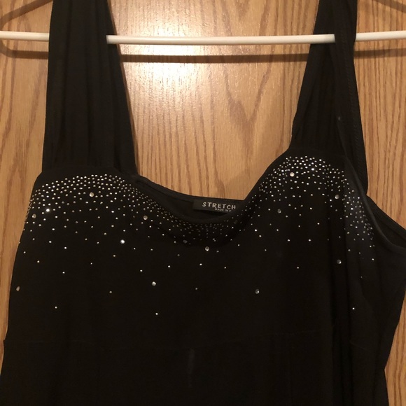 stretch Tops - Bling wide,strappy Top